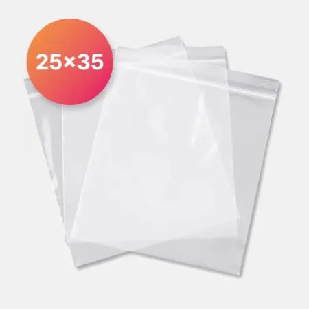 PE 1중 지퍼백 지퍼팩 25x35 100장
