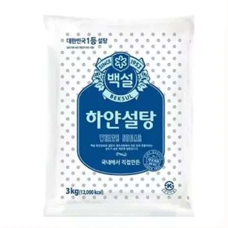 [스마일푸드]백설 백설탕 3kg 봉