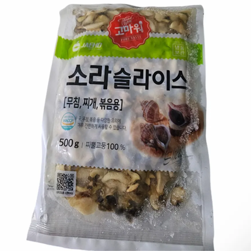 참소라 슬라이스 500g 이미지