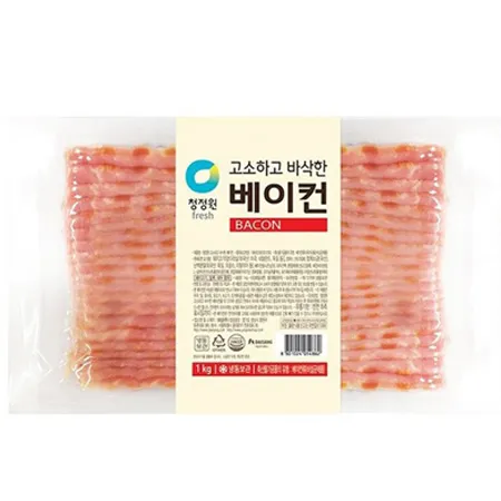 [스마일푸드]청정원 베이컨 냉동 1kg