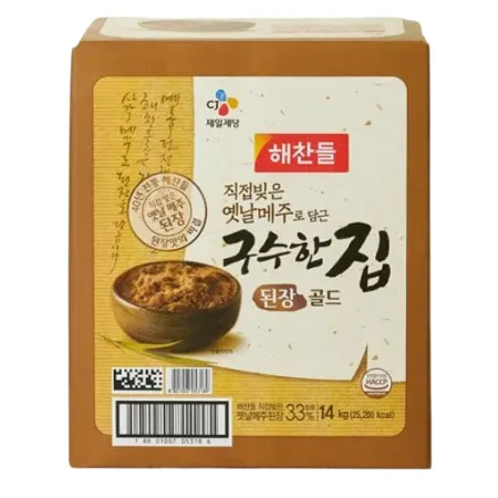 [스마일푸드] 해찬들 구수한집된장 골드 14kg