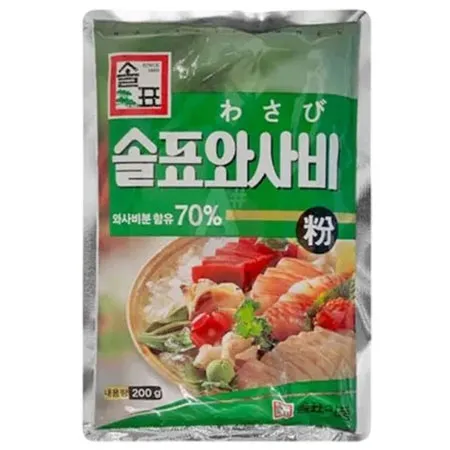 [스마일푸드] 와사비분 솔표 200g