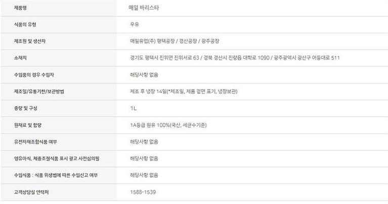 상품정보제공고시