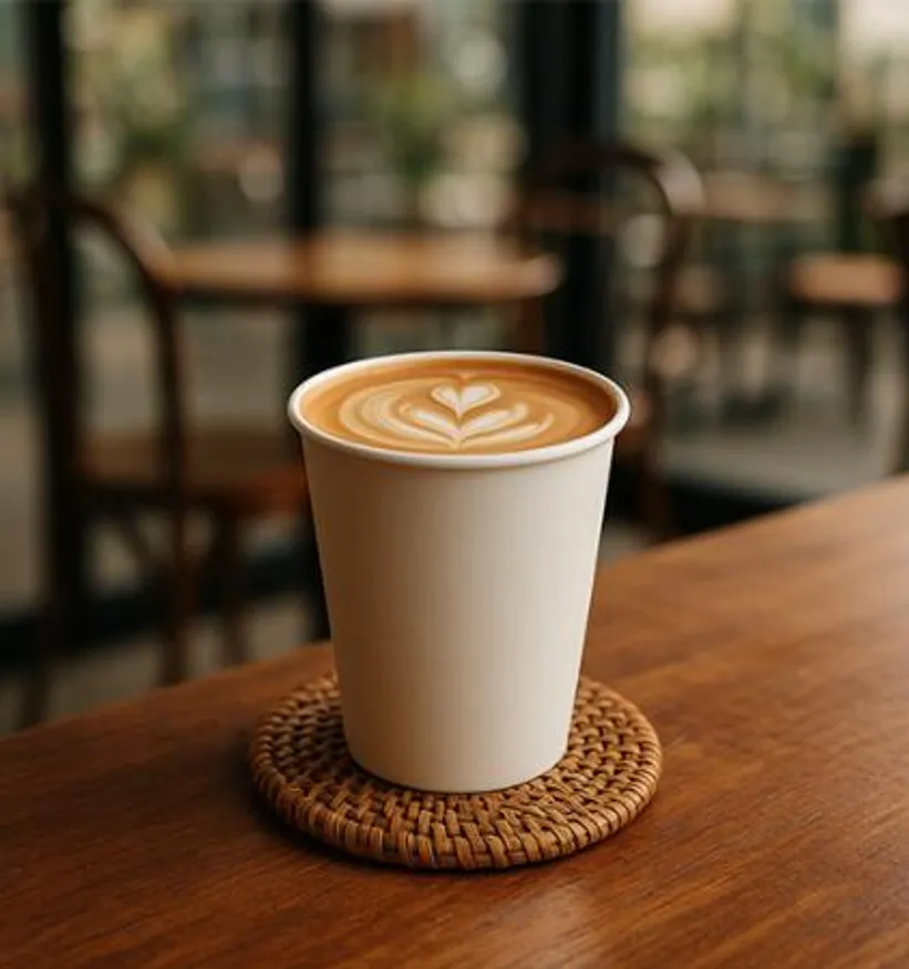 고급형 H 300ml (10온스) 고강도 종이컵 백색 무지 국산 1000개 이미지