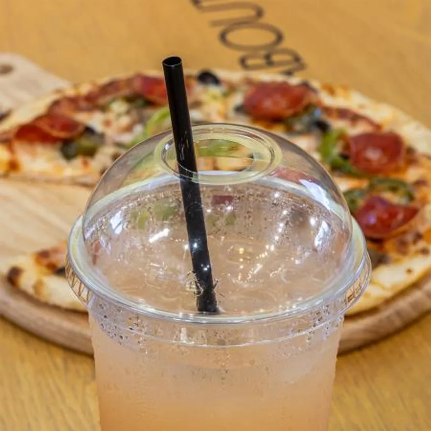 107파이 pet 투명컵 돔 리드 아이스컵 뚜껑 캡 500개 이미지