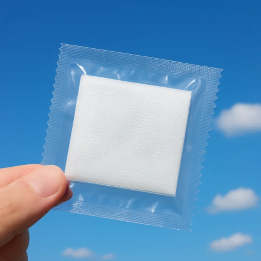 (투명비닐포장)어썸 일회용 포켓 위생장갑-무지 1000팩 이미지