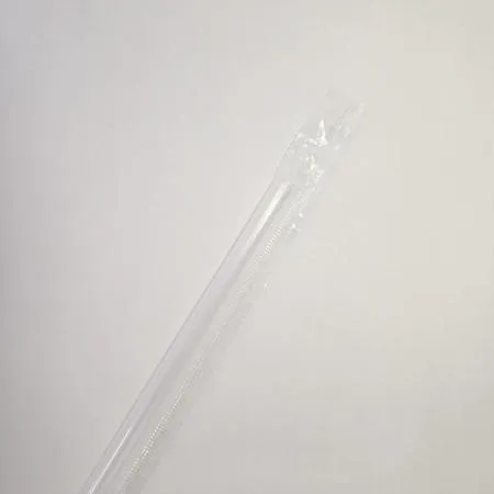 [500개] 7mmx28cm 투명 롱 일자빨대 개별포장 500개입