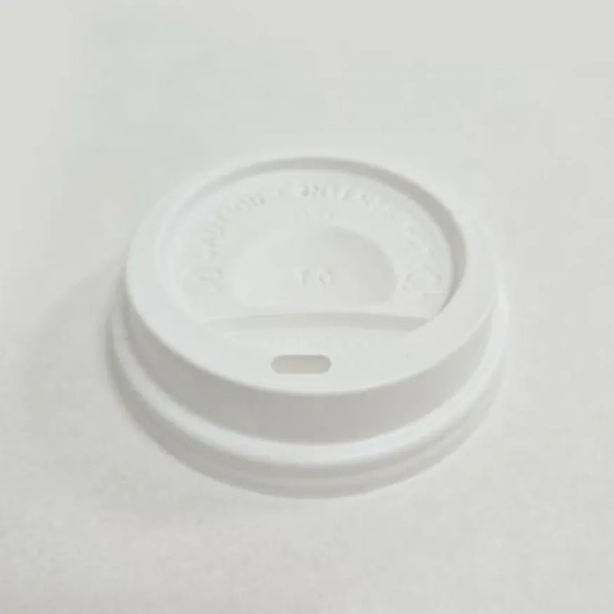 종이컵 뚜껑 일반형 화이트 84mm(10/13oz)종이컵용 이미지