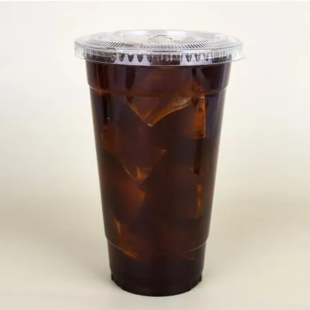 98파이 PET 아이스컵 뚜껑 평리드 플랫 평뚜껑 1000개 이미지