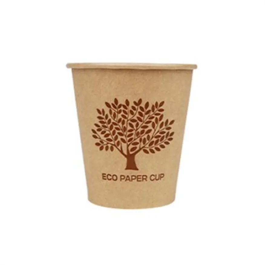 프리미엄 크라프트 6.5온스 종이컵 (브라운) 이미지