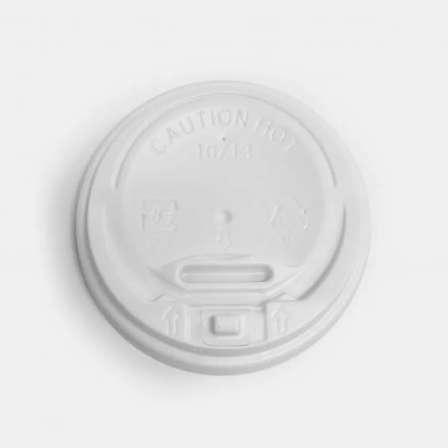 종이컵 뚜껑 개폐형 화이트 84mm(10/13oz)종이컵용 이미지