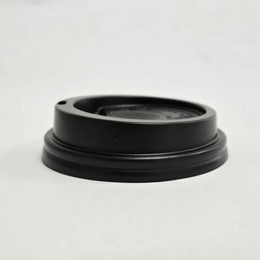 종이컵 뚜껑 일반형 블랙 84mm(10/13oz)종이컵용 이미지