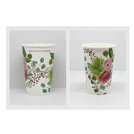 G 390ml(13온스) 친환경 테이크아웃 디자인 종이 커피컵 어도러블 1000개 이미지