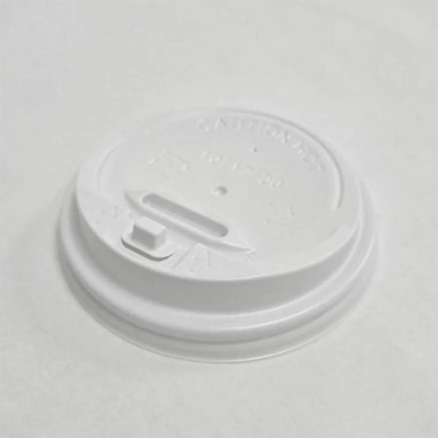 종이컵 뚜껑 개폐형 화이트 90mm(12/16/20oz)종이컵용 이미지