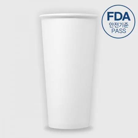 G 680ml (22온스) 친환경 무지 종이컵 1000개