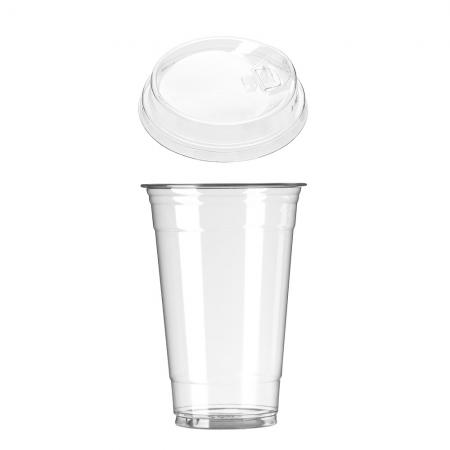 [500개세트] 92파이16온스 아이스컵+머그리드 뚜껑 500개 세트