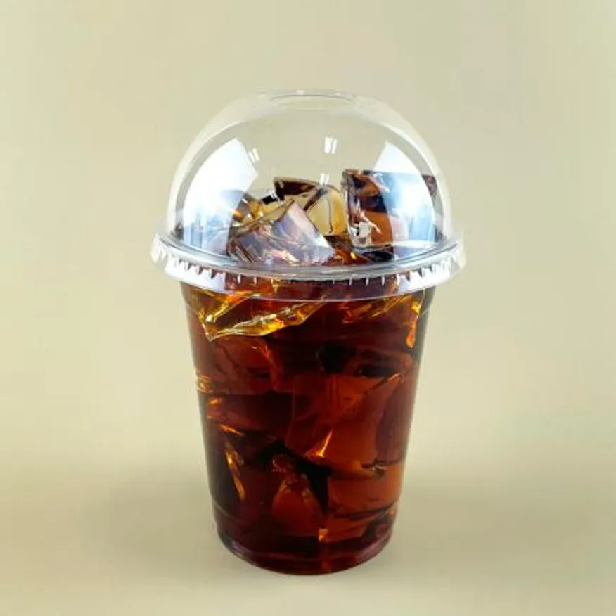 92파이 PET 아이스컵 돔리드 돔뚜껑 1000개 이미지