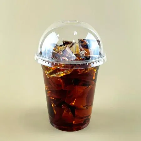 92파이 PET 아이스컵 돔리드 돔뚜껑 1000개 이미지