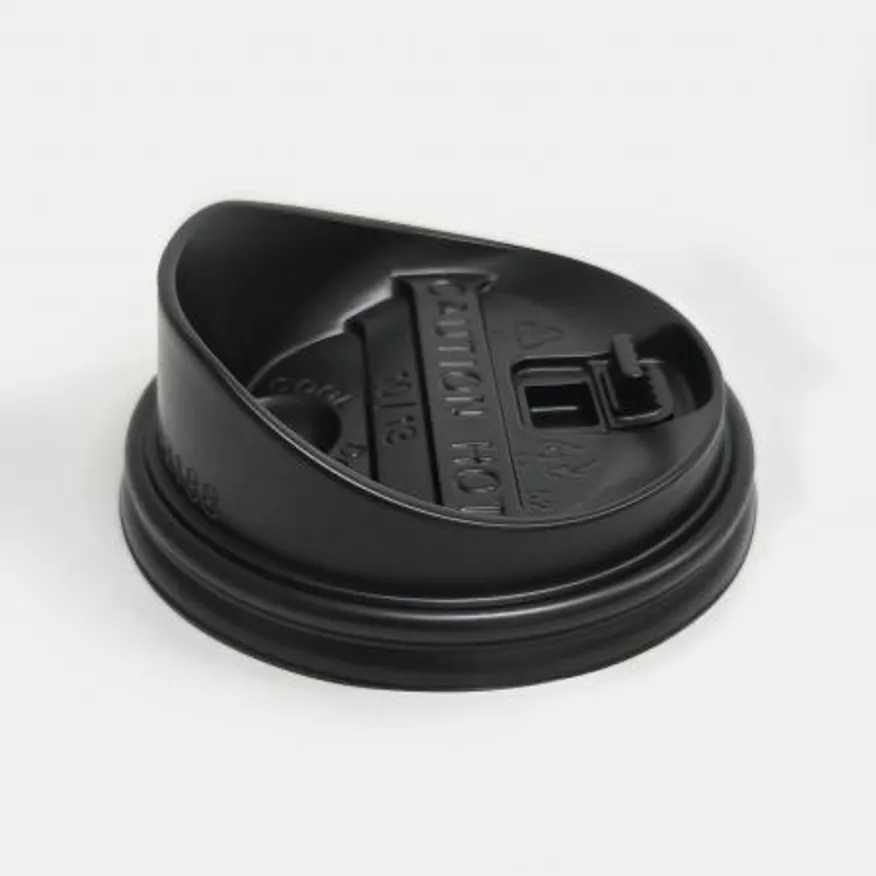 종이컵 뚜껑 머그리드형 블랙 84mm(10/13oz)종이컵용 이미지