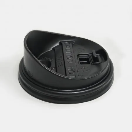 종이컵 뚜껑 머그리드형 블랙 84mm(10/13oz)종이컵용 이미지
