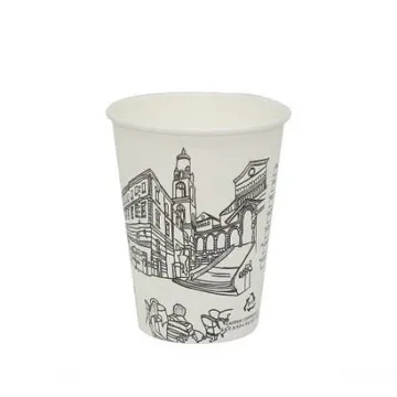 E 270ml (8온스) 카페풍경 종이컵 1000개