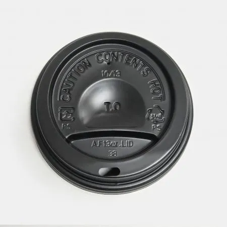 종이컵 뚜껑 일반형 블랙 84mm(10/13oz)종이컵용 이미지