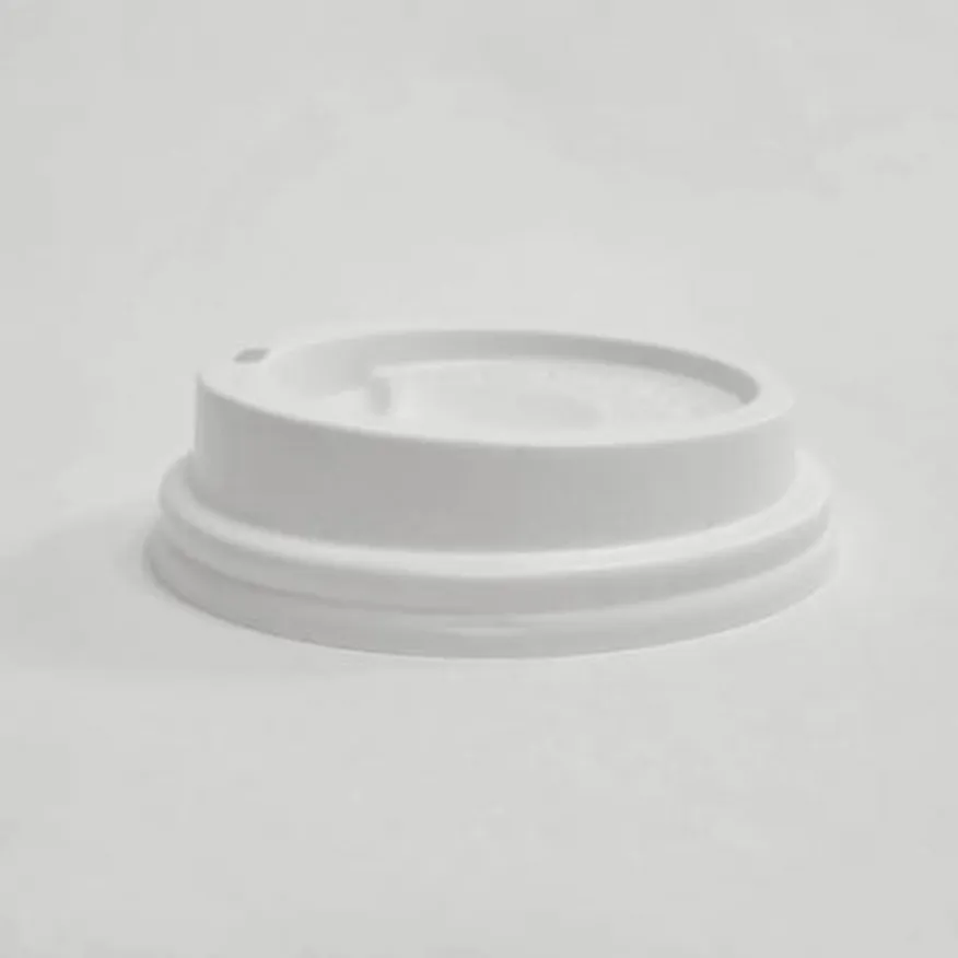 종이컵 뚜껑 일반형 화이트 84mm(10/13oz)종이컵용 이미지