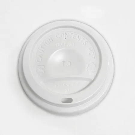 종이컵 뚜껑 일반형 화이트 90mm(12/16/20oz)종이컵용 이미지