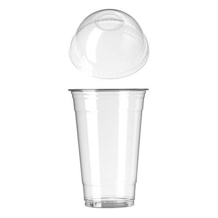 [500개세트]92파이16온스 아이스컵+돔뚜껑 500개 세트