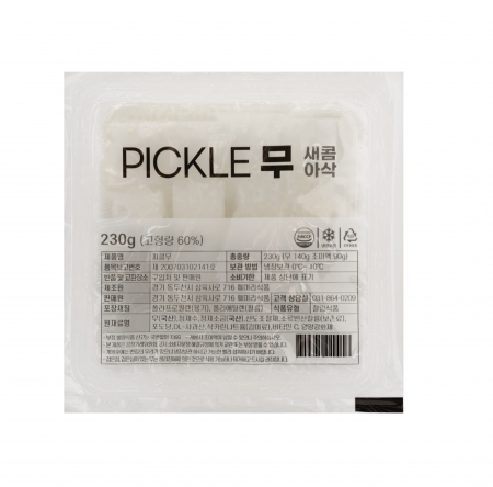 피클무 (치킨무) 230g x 40ea