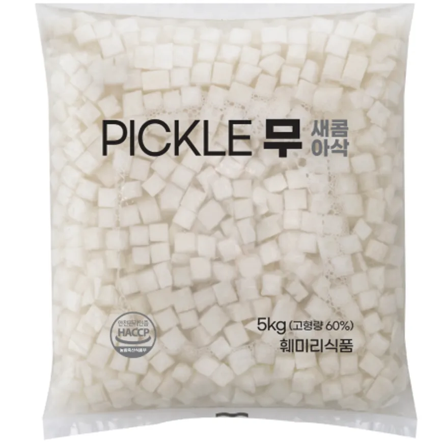피클무 (치킨무) 벌크 업소용 5kg x 2ea 이미지