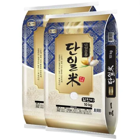 ★할인특가★ 알찬미 20kg(10kg 2포) 상등급 단일품종 백미