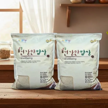 국내산 자스민 쌀8kg (4kg 2포) 안남미 상등급 LONG GRAIN JASMINE RICE