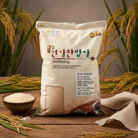 국내산 안남미 자스민 쌀4kg 상등급 LONG GRAIN JASMINE RICE 이미지