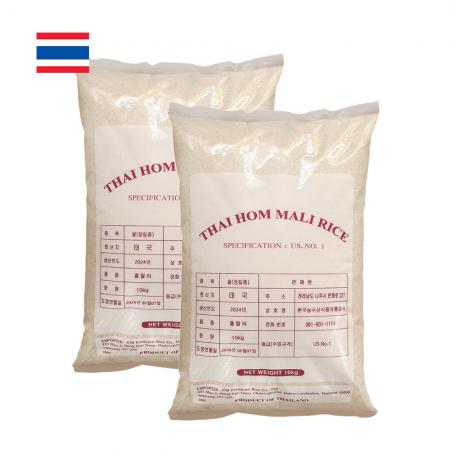 1+1 자스민쌀10kg jasmine rice 태국쌀 안남미 1등급 2024년산 홈말리 THAIRICE