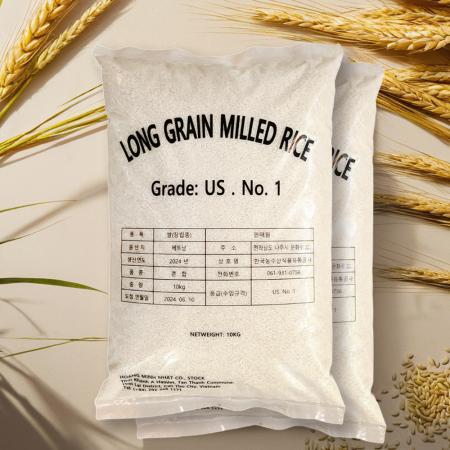 1+1 베트남쌀 안남미 10kg 1등급 2024년산 LONG GRAIN MILLED RICE