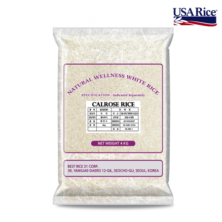 ★파격할인★ 미국쌀 칼로스쌀 4kg 가정용 백미 혼밥용 초밥용