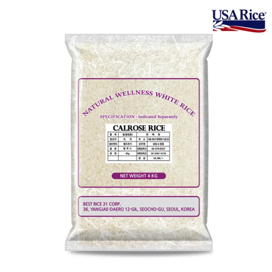 ★파격할인★ 미국쌀 칼로스쌀 4kg 가정용 백미 혼밥용 초밥용 이미지