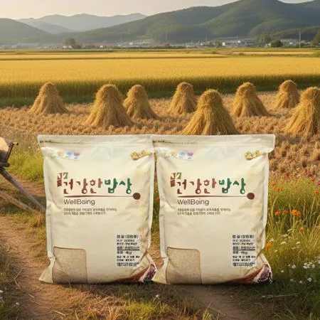 국내산 자스민 쌀8kg (4kg 2포) 안남미 상등급 LONG GRAIN JASMINE RICE 이미지
