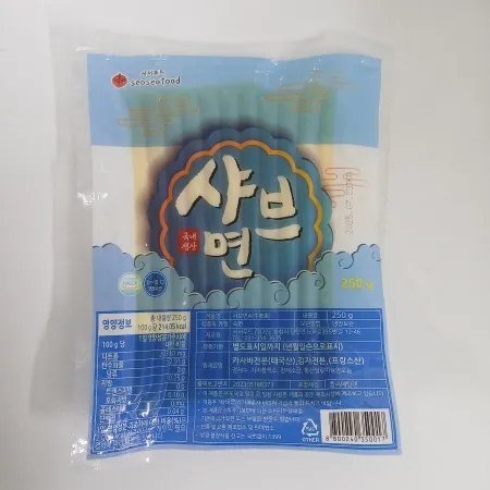 뉴진면 샤브면 일자(호박식품) 이미지