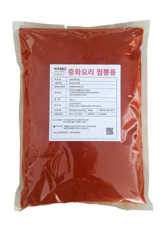 중화요리 짬뽕용 떡볶이용 혼합고추가루(매운맛) 고운입자 1kg