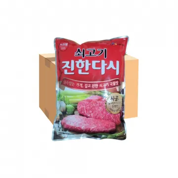 CJ 이츠웰 쇠고기 진한다시 2kg 한박스(6개입)