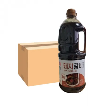백설 돼지갈비양념 2.05kg 한박스(6개입)