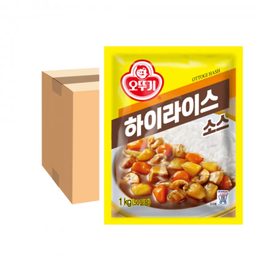 오뚜기 하이라이스 소스 1kg 한박스(10개입) 이미지