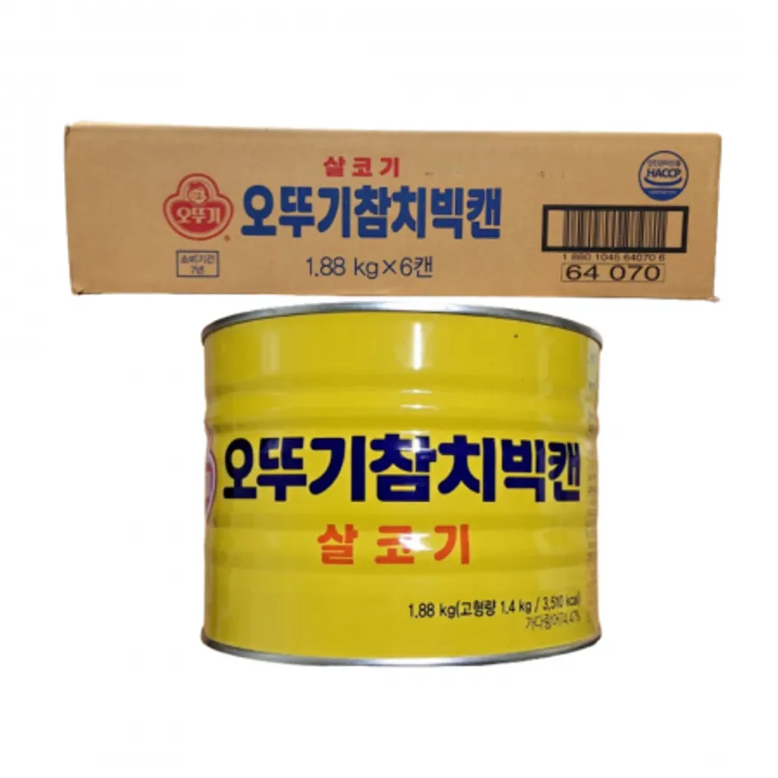 오뚜기 살코기 참치 빅캔 1.88kg 한박스(6개입) 이미지