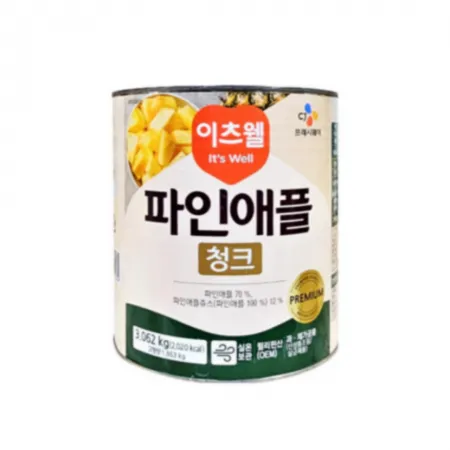 이츠웰 파인애플 청크 3kg