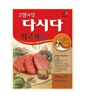 CJ 백설 쇠고기 소고기 다시다 10kg 