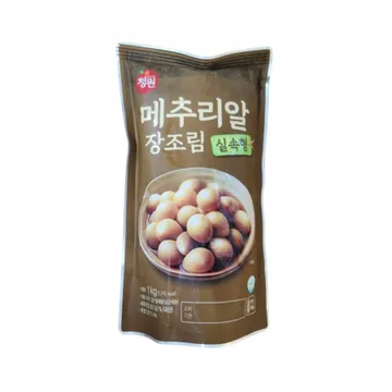 반찬단지 정원 실속형 메추리알 장조림 1kg 한박스(10개입)
