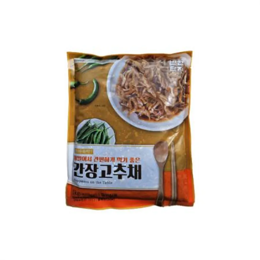 반찬단지 간장고추채1kg 한박스(8개입) 이미지