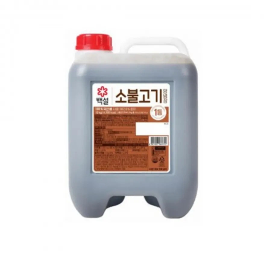 백설 소 불고기양념장10kg 업소용 대용량 고기양념 이미지